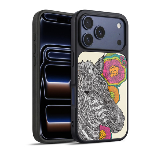 Valentina Animals And Floral Zebra Gel Armour Case For Apple iPhone 17 Pro