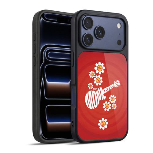 The Monkees Graphics Pattern In Red Gel Armour Case For Apple iPhone 17 Pro