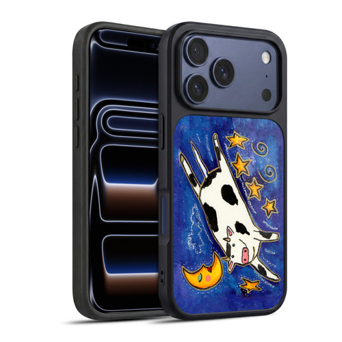 Wyanne Animals 2 Moon and Cow Gel Armour Case For Apple iPhone 17 Pro