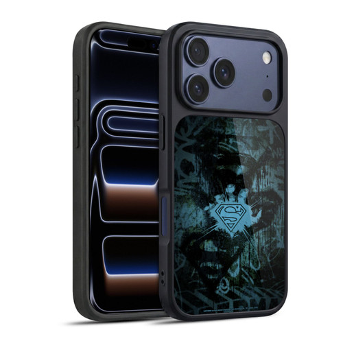 Superman DC Comics Vintage Fashion Graffiti Gel Armour Case For Apple iPhone 17 Pro