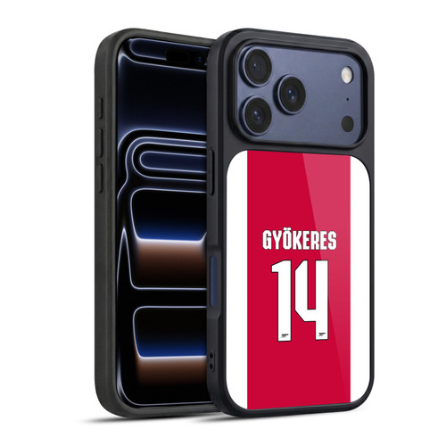 Arsenal FC 2025/26 Players Home Kit 1st Group Viktor Gyökeres Gel Armour Case For Apple iPhone 17 Pro