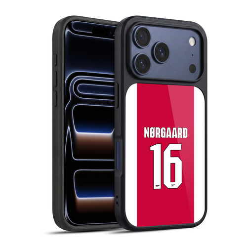 Arsenal FC 2025/26 Players Home Kit 1st Group Christian Nørgaard Gel Armour Case For Apple iPhone 17 Pro