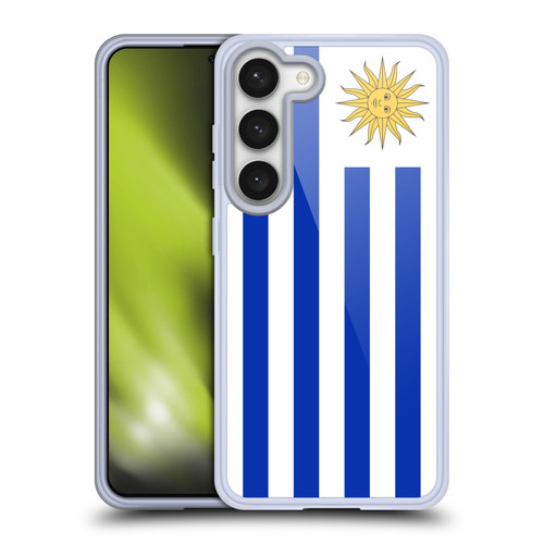 Head Case Designs World Flags Group 1 Uruguay Soft Gel Case for Samsung Galaxy S23 5G & MagSafe