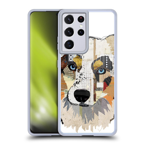 Michel Keck Dogs 3 Australian Shepherd Soft Gel Case for Samsung Galaxy S21 Ultra 5G
