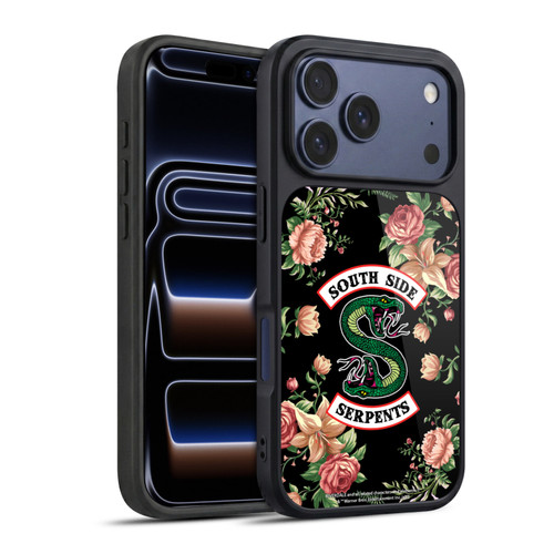 Riverdale South Side Serpents Floral Print Logo Gel Armour Case For Apple iPhone 17 Pro
