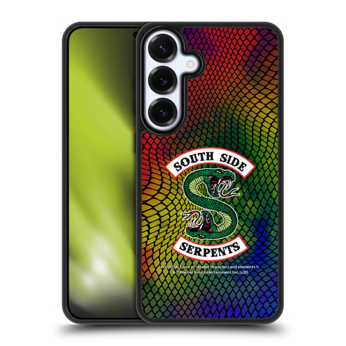 Riverdale South Side Serpents Snake Skin Print Logo Gel Armour Case For Samsung Galaxy S25+