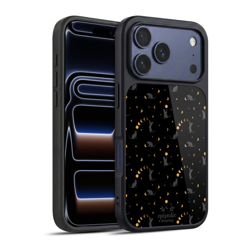 Episodic Drawing Spooky Patterns Black Cat Gel Armour Case For Apple iPhone 17 Pro
