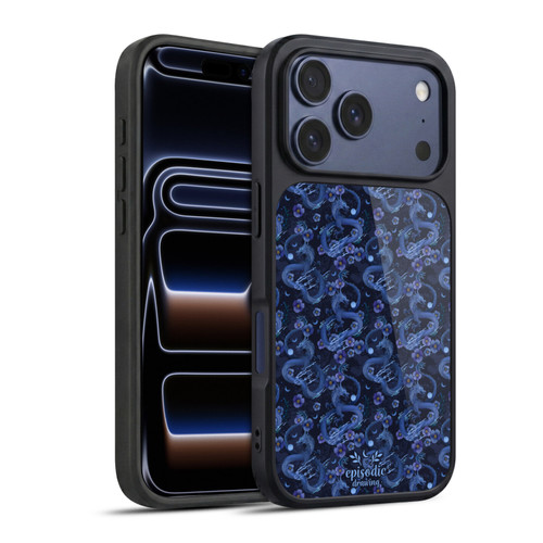 Episodic Drawing Spooky Patterns Floral Dragon Gel Armour Case For Apple iPhone 17 Pro