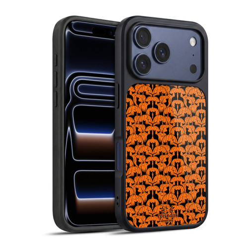 Episodic Drawing Spooky Patterns Pink Moth Gel Armour Case For Apple iPhone 17 Pro