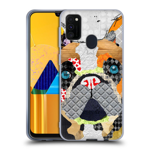 Michel Keck Dogs 3 French Bulldog Soft Gel Case for Samsung Galaxy M30s (2019)/M21 (2020)