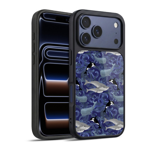 Micklyn Le Feuvre Patterns Giants in Purple Gel Armour Case For Apple iPhone 17 Pro