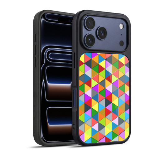 PLdesign Geometric Colourful Triangle Gel Armour Case For Apple iPhone 17 Pro
