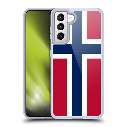 Head Case Designs World Flags Group 2 Norway Soft Gel Case for Samsung Galaxy S21 5G & MagSafe