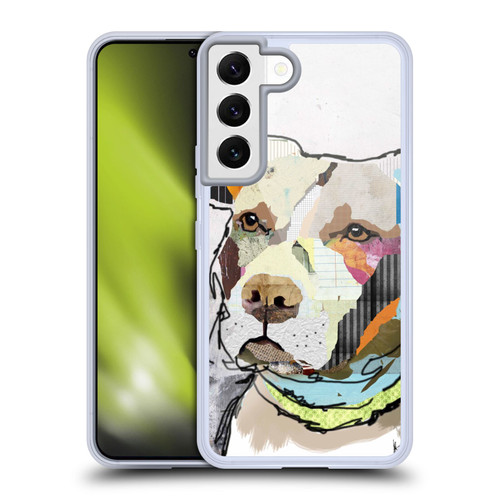 Michel Keck Dogs 3 Pit Bull Soft Gel Case for Samsung Galaxy S22 5G