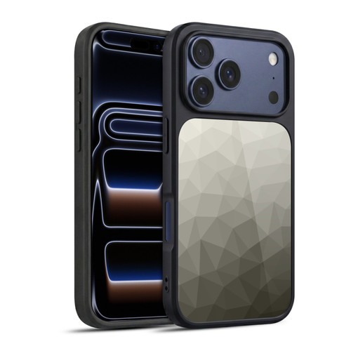 PLdesign Geometric Patterns Gray Gradient Mesh Gel Armour Case For Apple iPhone 17 Pro