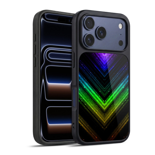 PLdesign Sparkly Metallic Rainbow Gel Armour Case For Apple iPhone 17 Pro