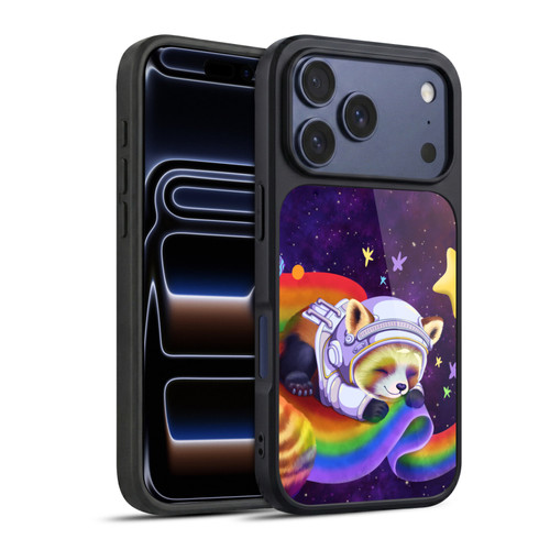 Carla Morrow Rainbow Animals Red Panda Sleeping Gel Armour Case For Apple iPhone 17 Pro