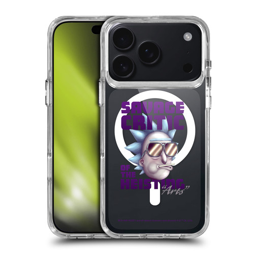 Rick And Morty Character Art Cool Rick SHOCKPROOF BUMPER CASE COMPATIBLE WITH Apple iPhone 17 Pro & MAGSAFE