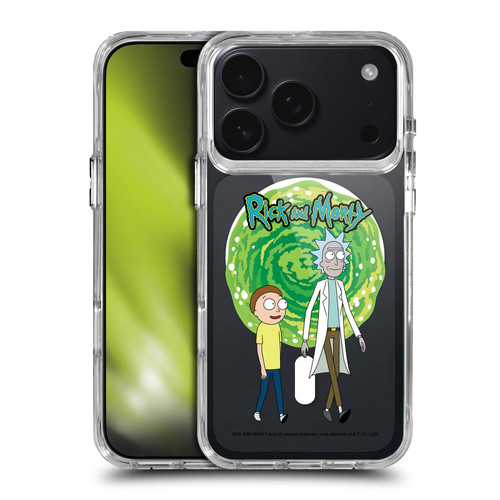 Rick And Morty Character Art Portal SHOCKPROOF BUMPER CASE COMPATIBLE WITH Apple iPhone 17 Pro & MAGSAFE