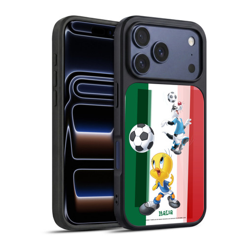 Looney Tunes Flag Graphics Italy Sylvester & Tweety Gel Armour Case For Apple iPhone 17 Pro