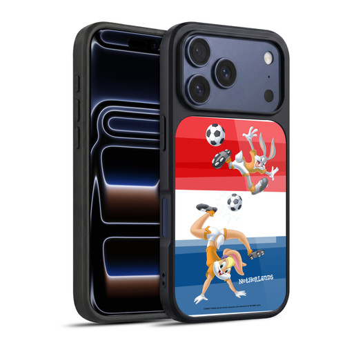 Looney Tunes Flag Graphics Netherlands Lola & Bugs Bunny Gel Armour Case For Apple iPhone 17 Pro