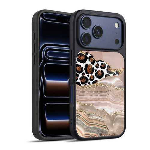 UtArt Wild Cat Marble Cheetah Waves Gel Armour Case For Apple iPhone 17 Pro