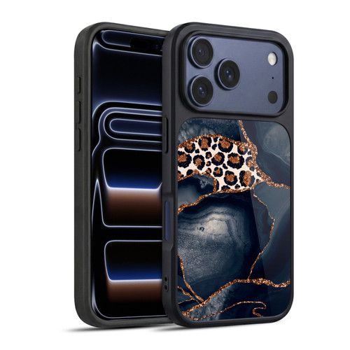 UtArt Wild Cat Marble Leopard Gel Armour Case For Apple iPhone 17 Pro