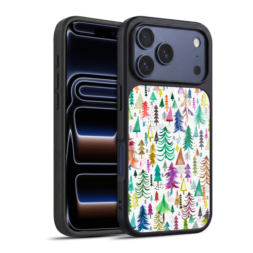 Ninola Patterns 4 Colourful Pines Gel Armour Case For Apple iPhone 17 Pro