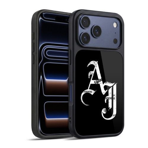 WWE Aj Styles Grunge Initials Gel Armour Case For Apple iPhone 17 Pro