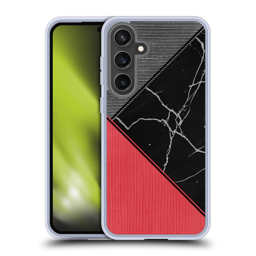 Alyn Spiller Marble Colour Block Soft Gel Case for Samsung Galaxy S24 FE & MagSafe