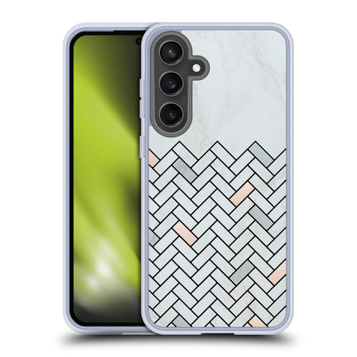 Alyn Spiller Marble Tile Soft Gel Case for Samsung Galaxy S24 FE & MagSafe