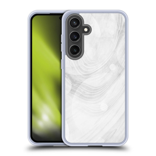 Alyn Spiller Marble White Soft Gel Case for Samsung Galaxy S24 FE & MagSafe