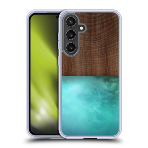 Alyn Spiller Wood & Resin Blocking Soft Gel Case for Samsung Galaxy S24 FE & MagSafe