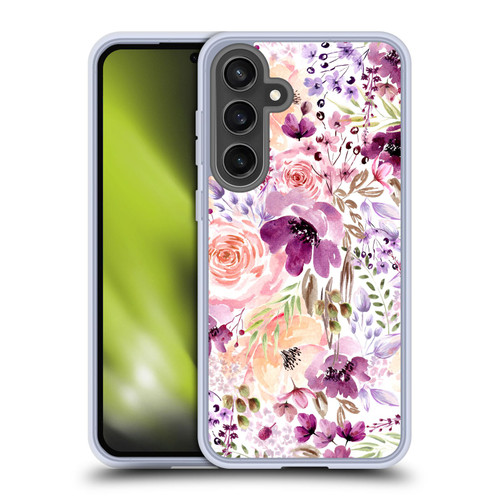 Anis Illustration Bloomers Floral Chaos Soft Gel Case for Samsung Galaxy S24 FE & MagSafe