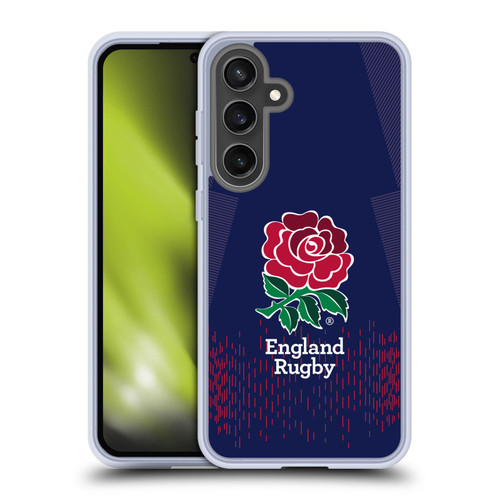 England Rugby Union 2023/24 Crest Kit Away Soft Gel Case for Samsung Galaxy S24 FE & MagSafe