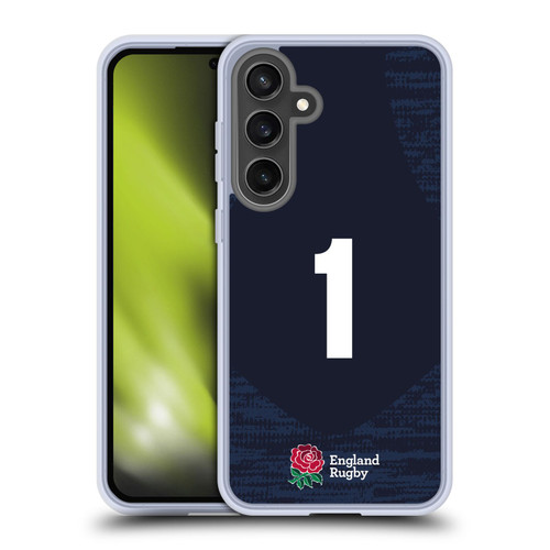 England Rugby Union 2020/21 Players Away Kit Position 1 Soft Gel Case for Samsung Galaxy S24 FE & MagSafe