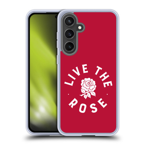 England Rugby Union 2016/17 The Rose Live The Rose Soft Gel Case for Samsung Galaxy S24 FE & MagSafe