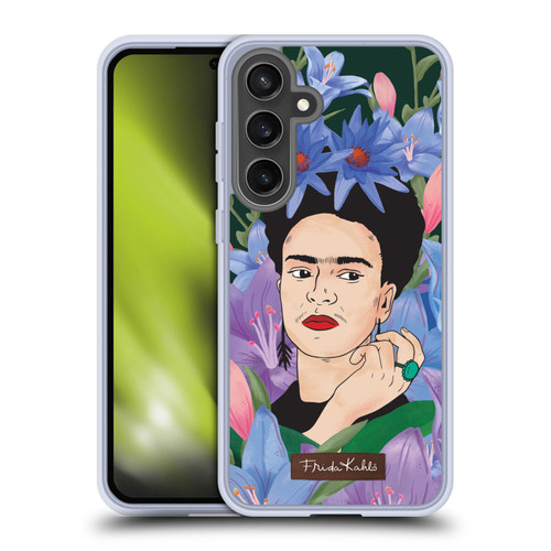 Frida Kahlo Portrait 3 Lilies Soft Gel Case for Samsung Galaxy S24 FE & MagSafe