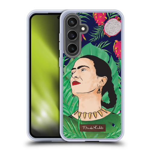 Frida Kahlo Portrait 3 Tropical Soft Gel Case for Samsung Galaxy S24 FE & MagSafe