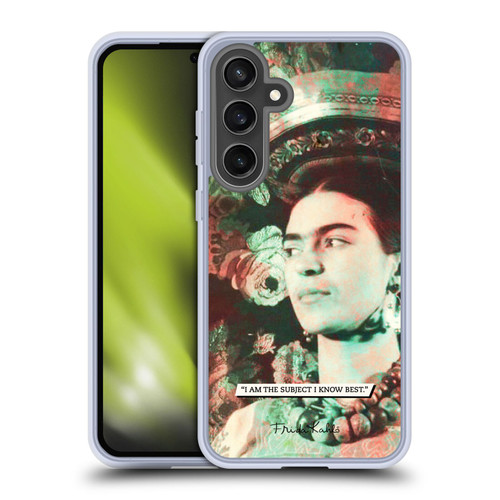 Frida Kahlo Portraits And Quotes Muse Soft Gel Case for Samsung Galaxy S24 FE & MagSafe