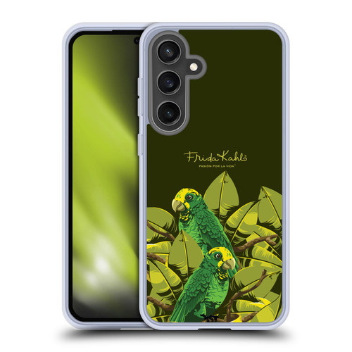 Frida Kahlo Tropical Love Birds Soft Gel Case for Samsung Galaxy S24 FE & MagSafe