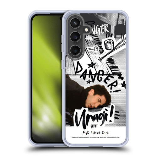 Friends TV Show Doodle Art Ross Unagi Soft Gel Case for Samsung Galaxy S24 FE & MagSafe