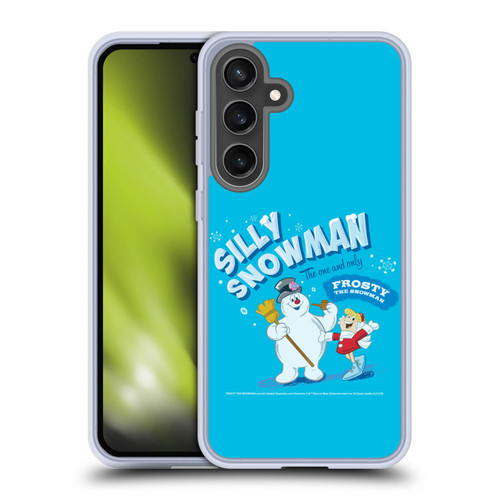 Frosty the Snowman Movie Key Art Silly Snowman Soft Gel Case for Samsung Galaxy S24 FE & MagSafe