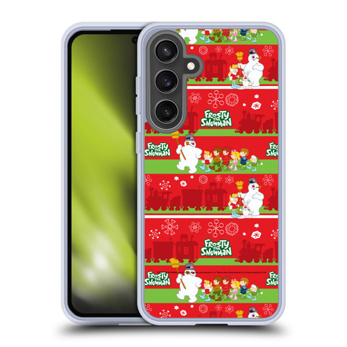 Frosty the Snowman Movie Patterns Pattern 1 Soft Gel Case for Samsung Galaxy S24 FE & MagSafe