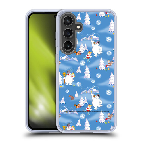 Frosty the Snowman Movie Patterns Pattern 6 Soft Gel Case for Samsung Galaxy S24 FE & MagSafe