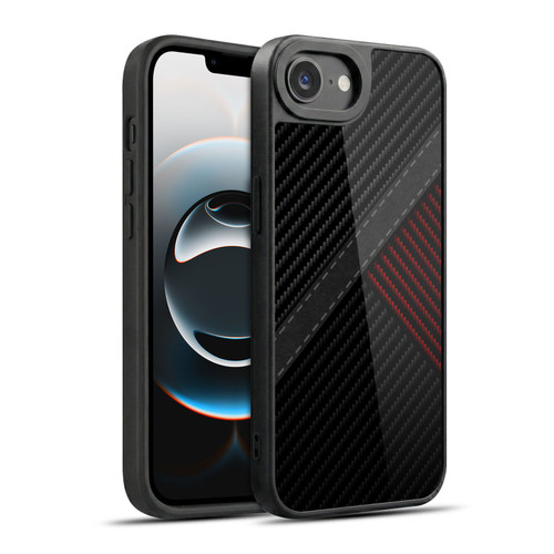 Alyn Spiller Carbon Fiber Stitch Gel Armour Case For Apple iPhone 16e / Apple iPhone 17e