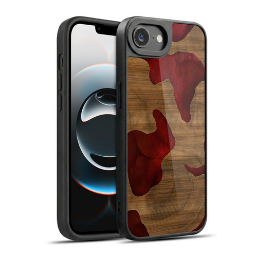 Alyn Spiller Wood & Resin Fire Gel Armour Case For Apple iPhone 16e / Apple iPhone 17e