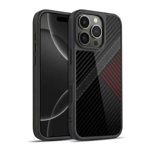 Alyn Spiller Carbon Fiber Stitch Gel Armour Case For Apple iPhone 16 Pro