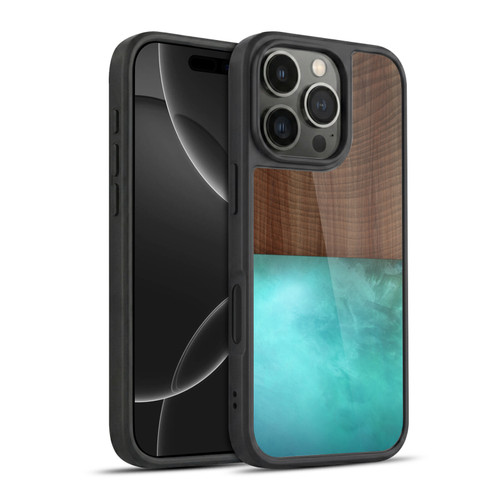 Alyn Spiller Wood & Resin Blocking Gel Armour Case For Apple iPhone 16 Pro