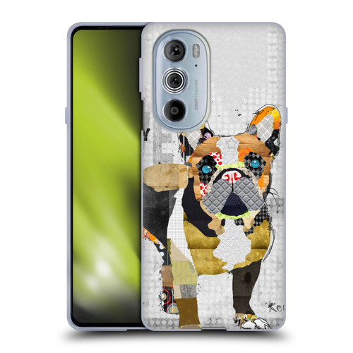 Michel Keck Dogs 4 French Bulldog Soft Gel Case for Motorola Edge X30